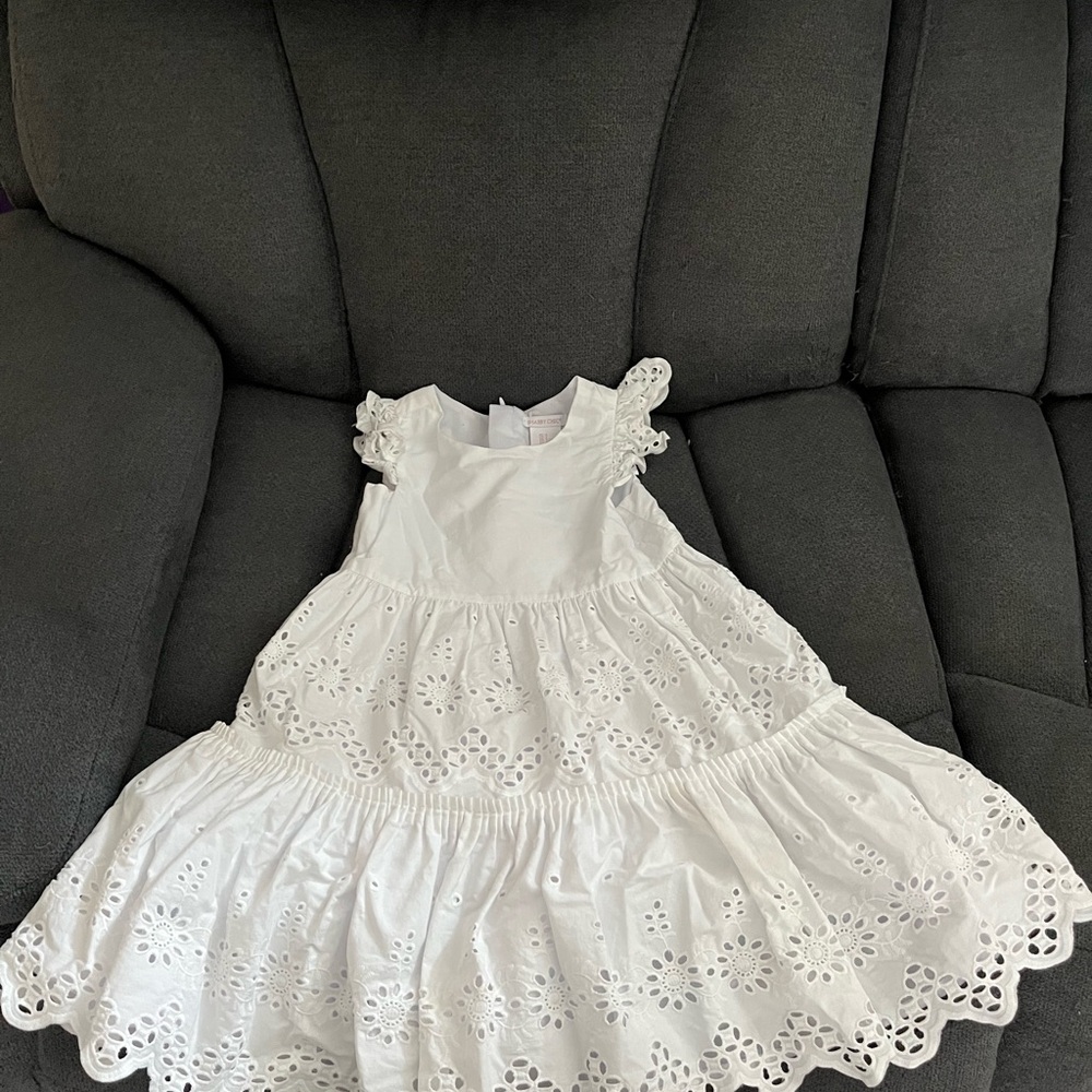 White Ruffled Sundress